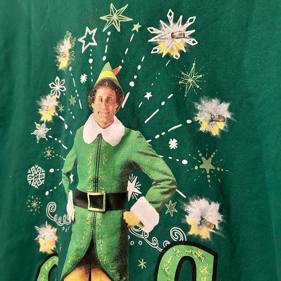 ELF Green Holiday Crewneck Sweater - Picture 3 of 6